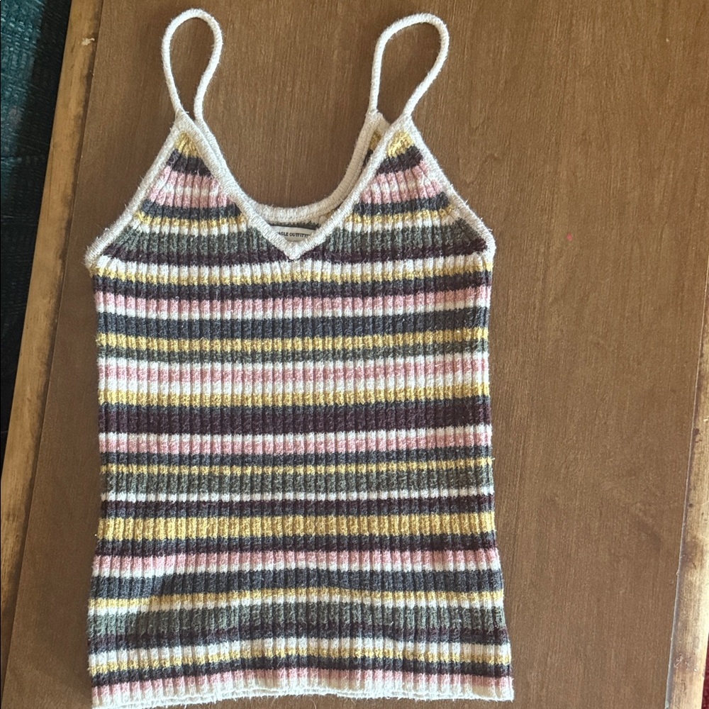 American Eagle Outfitters Striped Knit Cami